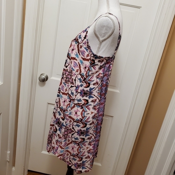 Aqua multicolored spaghetti strap mini dre… - Picture 2 of 6